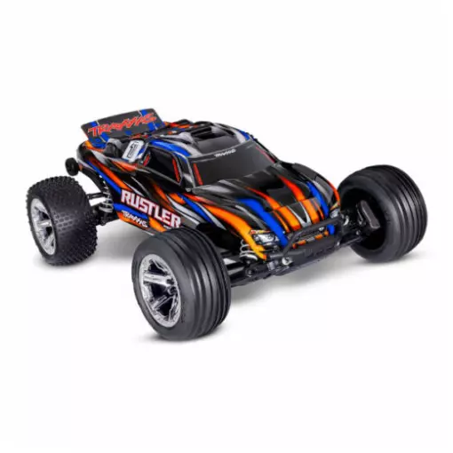 Rustler 4x2 BL-2s clipless - Traxxas 37354-4-ORNG - 1/10