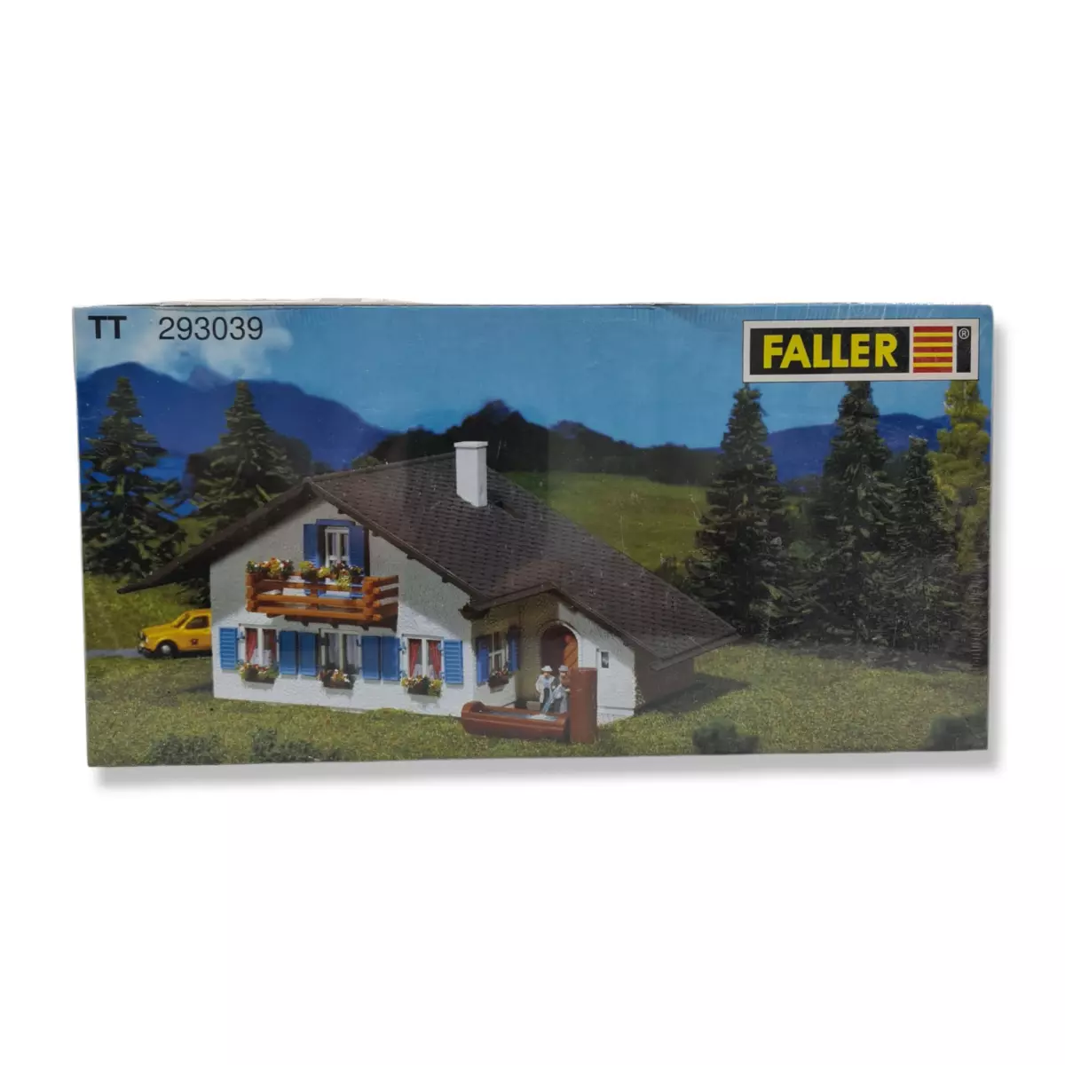 Maquette a monter en bois Chalet alpin - francis miniatures