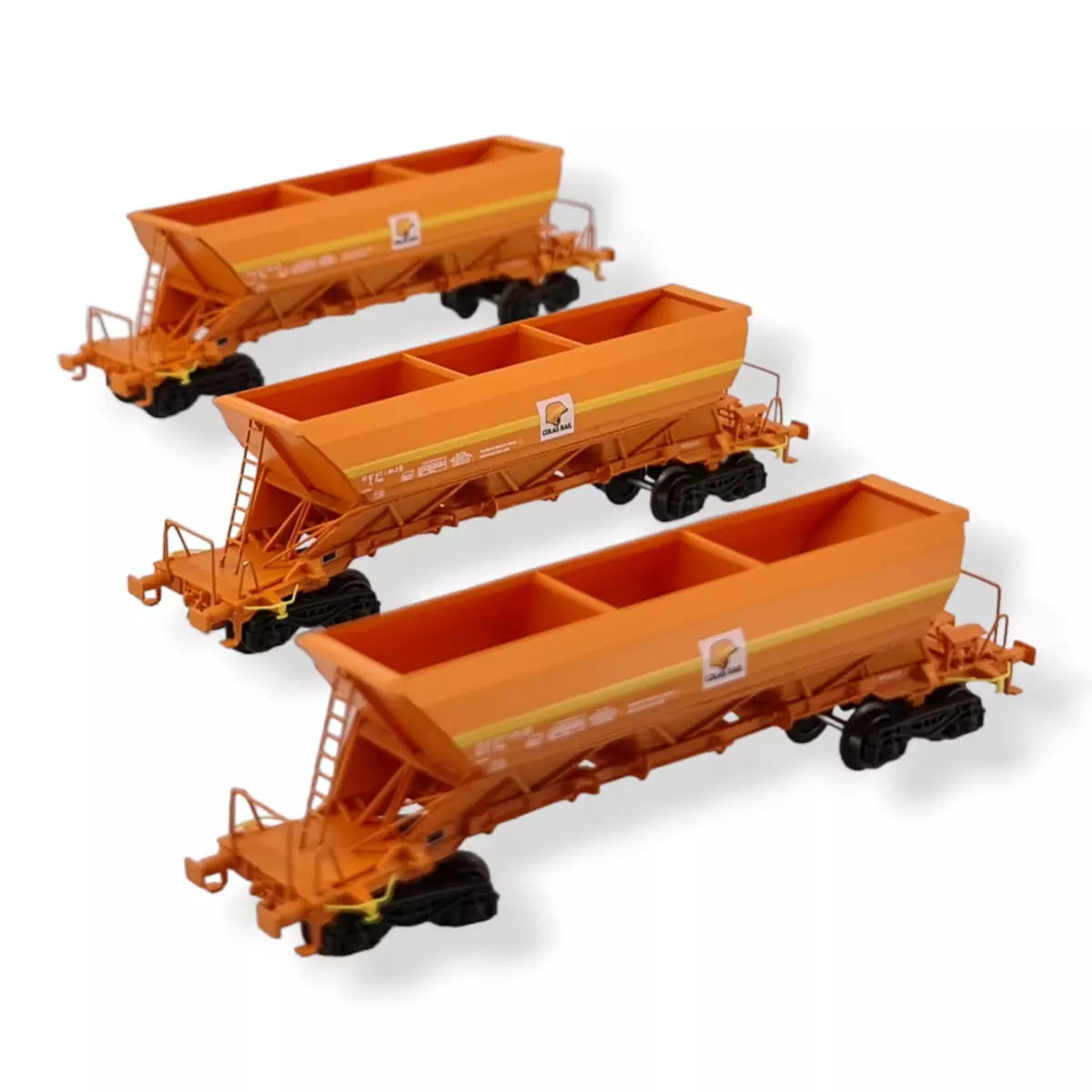 Set de 3 Wagons Trémies EX, REE MODÈLES NW-271, N