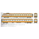 Dieseltreinstel RGP 1 X-2726 - Ree Modèles MB261 - HO 1/87 - SNCF/TEE - Ep IV - Analoog - 2R