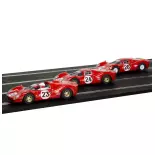 Set van 3 Ferrari's - Scalextric C4391A - I 1/32 - Analoog - Daytona 24 1967