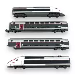 Coffret TGV Duplex Carmillon - Jouef HJ2451- HO 1/87 - SNCF - Ep VI - 2R - Analogique