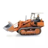 Caricatore cingolato Hanomag K5 a cabina aperta + figura - Artitec 322.040 - HO 1/87