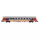 Set van 2 dieseltreinstellen serie 5047 (gemotoriseerd + neutraal), geleverd rood/blauw/beige met nieuw "ÖBB"-logo - Arnold HN2522S - N 1/160 - ÖBB - Ep IV/V - Digitaal geluid - 2R