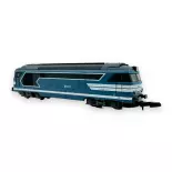 Locomotiva diesel BB 67411 Blu - Azar Models L01-BL3A - Z 1/220 - SNCF - 2R - EP IV