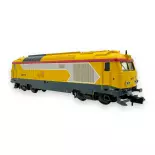 Diesellocomotief BB 67400 "infra" - MiniTrix 16707 - N 1/160 - SNCF - EP VI - 2R - DCC Zoon