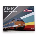 1981 Zuid-Oost TGV set - Jouef HJ2425 - SNCF - HO : 1/87 - EP IV - 2R - Analoog