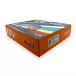 Coffret de 3 voitures TGV Sud-Est 1981 - Jouef HJ3015 - SNCF - HO 1/87 - EP IV - 2R 