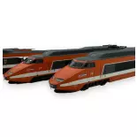 1981 Zuid-Oost TGV set - Jouef HJ2425 - SNCF - HO : 1/87 - EP IV - 2R - Analoog