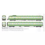 Autorail diesel RGP 1 X-2737 - Ree Modèles MB260S - HO 1/87 - SNCF/TEE - Ep III/IV - Suono digitale - 2R