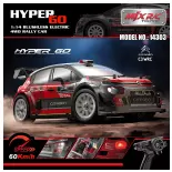 Citroën C3 WRC Brushless 2S 3S - MJX Hyper Go 14303 - 1/14