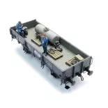 Cargo: spruzzatore di erbacce + 2 figure - Artitec 28.127 - HO 1/87