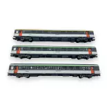 Set van 3 Corail personenrijtuigen type Vtu - Piko 58600 - HO 1/87 - SNCF - Ep V - 2R