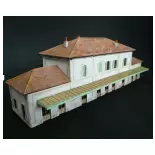 2 Flügel für Bahnhof PLM 5 Türen Holz Modellbau 201010 - N 1/160