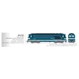 Diesellokomotive BB 67550 - Ree Modèles MB248SAC - HO 1/87 - SNCF - Ep V - Digital sound fumigène - 3R