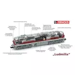 Diesellokomotive 233 493-6 - Arnold HN2601 - N 1/160 - DB - Ep IV - Digitaler Sound - 2R