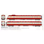 Autorail diesel RGP 1 X-2774 - Ree Modèles MB257S - HO 1/87 - SNCF/TEE - Ep III/IV - Digital sound - 2R