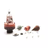 Ensemble de bouées et accessoires de port - Artitec AR10.407 - HO 1/87