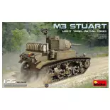 M3 Stuart Lichte Tank - Miniart 550049005 - 1/35 - Militair model