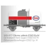 Vagón cisterna de aceite ESSO - Ree Models WB877 - HO 1/87 - SNCF - Ep IV - 2R