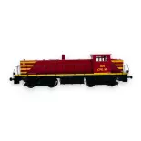 Diesellocomotief 858 -Soute 5000L - Analoog - REE MODELS JM016 - CFL - HO Ep IV-V