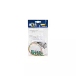 Lote de 5 farolas LED - Azar Models D002-1 - Z 1/220 - Blanco cálido