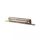 Set di 2 carrozze passeggeri Corail Vtu - AZAR MODELS V01-OR1 - Z 1/220 - SNCF - EP IV