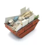 Conteneur à déchets de construction - Artitec 387.618 - HO 1/87