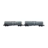 2 Wagons citernes - Roco 6600047 - HO 1/87 - CD - EP VI