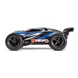 Monster truck E-Revo brushless 100% RTR - Traxxas 71054-8-BLUE - 1/16