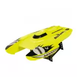 Katamaran Race Shark FD 2.4G 100% RTR - Carson 500108029 - Échelle universelle - Jaune