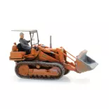 Cargadora sobre orugas con cabina abierta Hanomag K5 + figura - Artitec 322.040 - HO 1/87