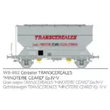 Wagon céréalier FAUVET-GIREL TRANSCEREALES « MINOTERIE CEARD » - Ree Modèles WB882 - HO 1/87 - SNCF - Ep IV/V - 2R