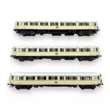 Set of 3 S1 bed cars - LS Models 49139 - HO 1/87 - CIWL - Ep II - 2R