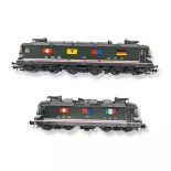 Re 10/10 locomotoras eléctricas de doble tracción - ROCO 71415 - HO 1/87