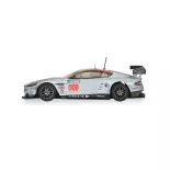 Voiture Analogique - Aston Martin DBR9 - Edition GULF - ROFGO "Dirty Girl" - Scalextric CH4316 - Super Slot - Echelle I: 1/32