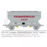 Wagon céréalier FAUVET-GIREL TRANSCEREALES « SHGT » - Ree Modèles WB889 - HO 1/87 - SNCF - Ep IV/V - 2R