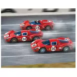 Set van 3 Ferrari's - Scalextric C4391A - I 1/32 - Analoog - Daytona 24 1967