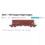 Tanpps goederenwagon "T90" - Albert Modell 565001 - HO 1/87 - SNCF - Ep IV - 2R