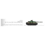 Amx-30 "CLERC" 1DB 1RC tank in 3-tone wegligging - Ree Modèles AB025 - HO 1/87