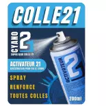 Spray Activateur 21 pour colle cyanoacrylate - Colle21 - Modélisme