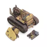 Bulldozer D7 roestig RIP - ARTITEC 487.601.01 - HO : 1/87