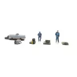 Cargo : pulvérisateur de mauvaises herbes + 2 figurines - Artitec 28.127 - HO 1/87