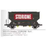 Getreidewaggon FAUVET-GIREL "STORIONE" - Ree Modèles WB890 - HO 1/87 - SNCF - Ep V - 2R