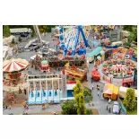 Kit de 7 attractions pour fête foraine - Faller 140460 - HO 1/87