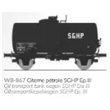 Wagon citerne pétrole SGHP - Ree Modèles WB867 - HO 1/87 - SNCF - Ep III - 2R