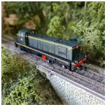 Diesellocomotief 040 DE 132 Dépôt La Plaine - DCC SON R37 HO41033DS SNCF - HO - EP III