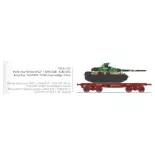 Ketelwagen SSym46 + tank amx-30 "Colmar" 1DB 1RC - Ree Modèles WBA038 - HO 1/87 - SNCF - Ep IV - 2R