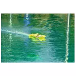 Catamaran Race Shark FD - 2.4G 100% RTR - LED - Jaune - Carson 500108029