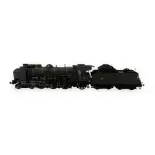 231 H 21 "Nevers" Locomotora de vapor Verde REE MODELES MB239 SNCF - HO 1/87 EP III